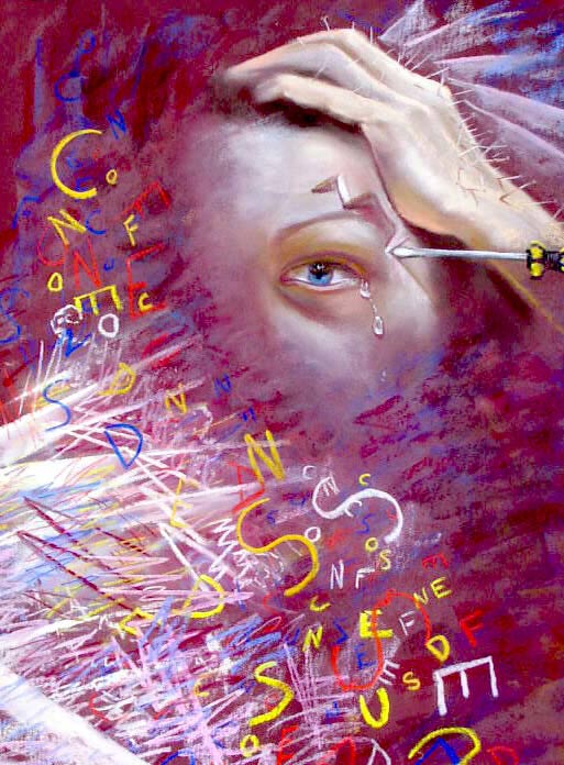 "'My Migraine' - Self Portrait" by Lynda Robinson